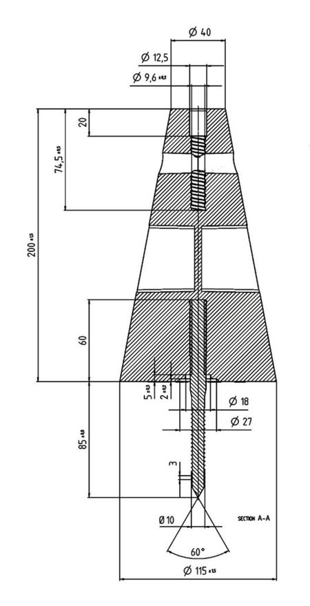 Drawing anchor 260 mm 2 - 580 x 1030